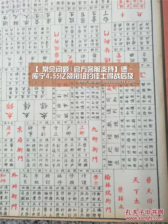  常见问题+官方客服支持